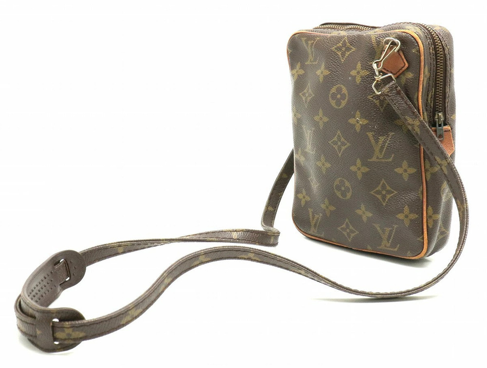 Louis Vuitton Danube Monogram s Bag Crossbody Shoulder Brown